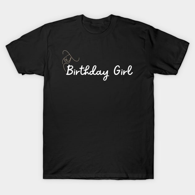Happy birthday girl shirt gift T-Shirt by Mia